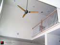 Custom Modular Vaulted Ceiling with Fan and Balcony